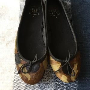 Gap Calf Hair Ballerina Flats, size 6